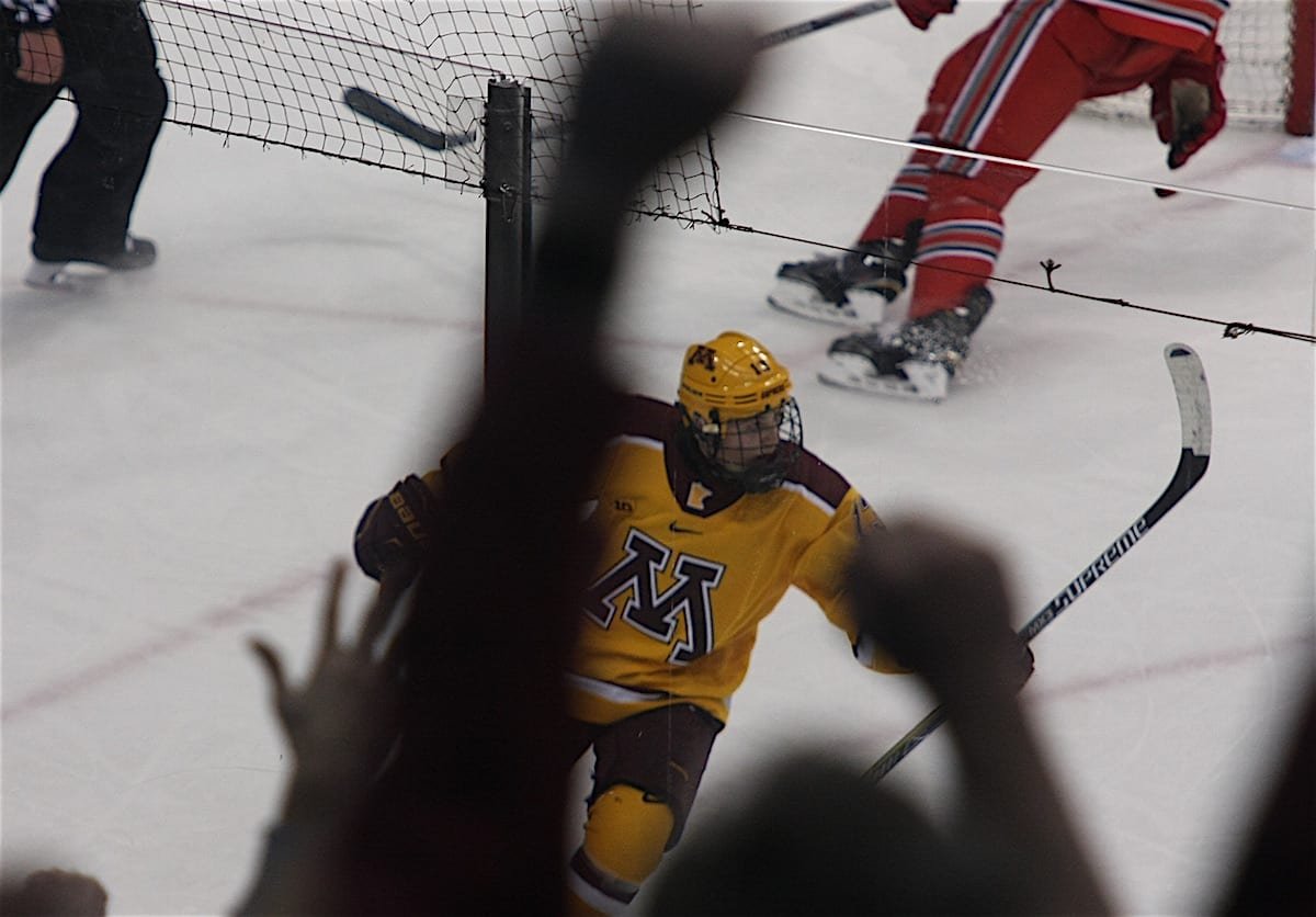 Taylor Cammarata scores what turned out to be the game winning goal. (Photo by Craig Cotner)