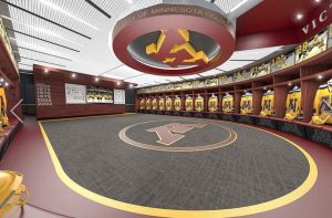 New Gopher Locker Room (Photo by JLG Architects)
